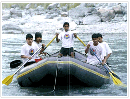Rafting in SIkkim